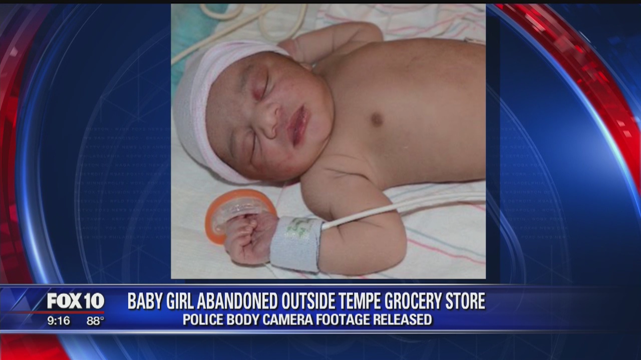 New video shows firefighters tending to infant girl who was found abandoned in June in Tempe