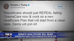 'ObamaCare' fix dies; GOP vows to repeal, start over
