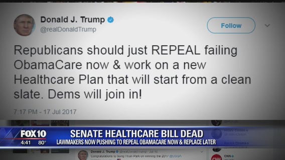 'ObamaCare' fix dies; GOP vows to repeal, start over