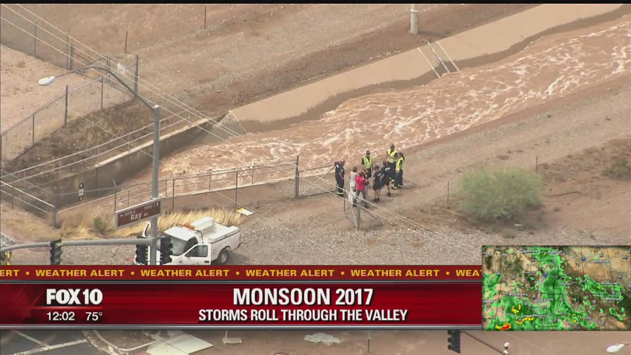 Boy rescued from canal in Mesa