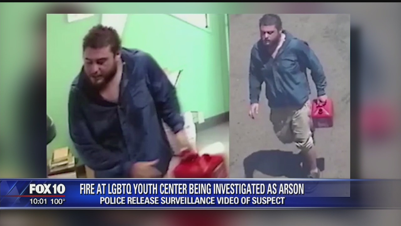 Phoenix LGBT youth center fire now an arson investigation; suspect sought