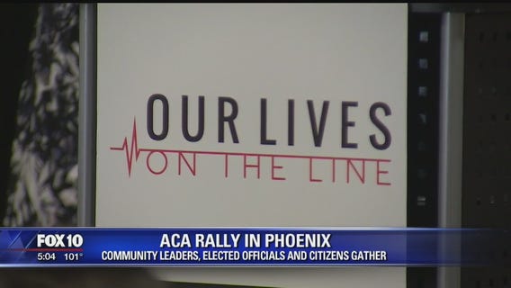 'Our Lives on the Line' rally in Phoenix supports affordable health care