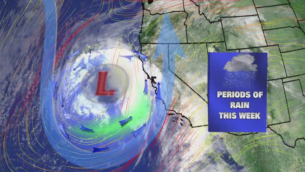 Waves of rain for Bay Area
