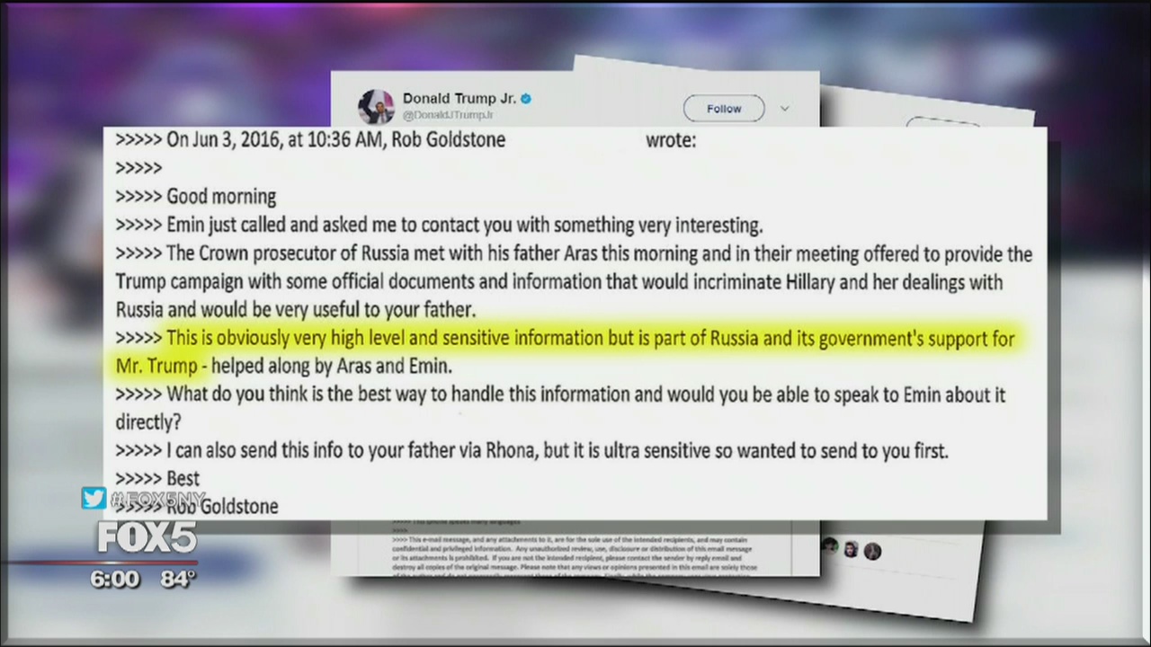 Donald Trump Jr. releases emails