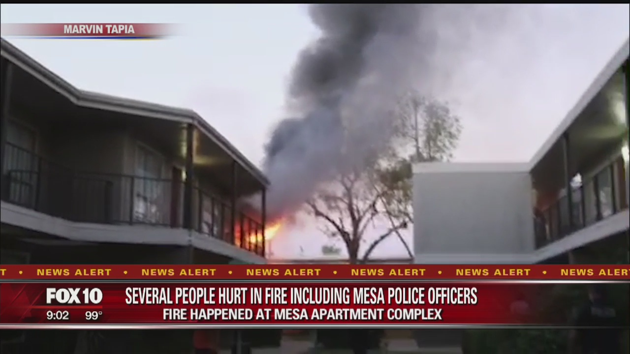 Apartment fire results in evacuation in Mesa | FOX 10 Phoenix