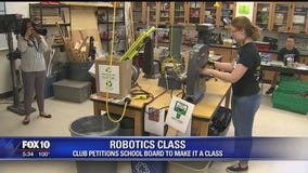 Saguaro High School Robotics club successfully petitioned school board to make it a class
