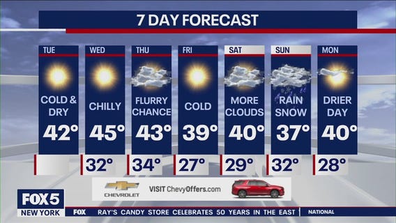 NYC weather forecast