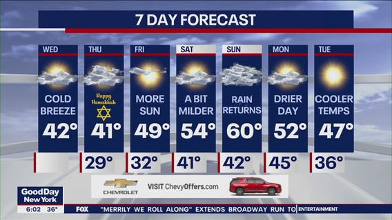 NYC weather forecast