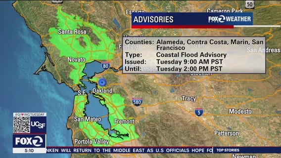 Coastal flooding, rain ahead