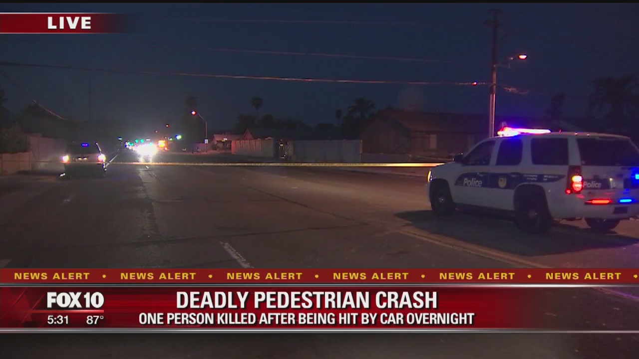 Police: 1 dead after being hit by car in Phoenix | FOX 10 Phoenix
