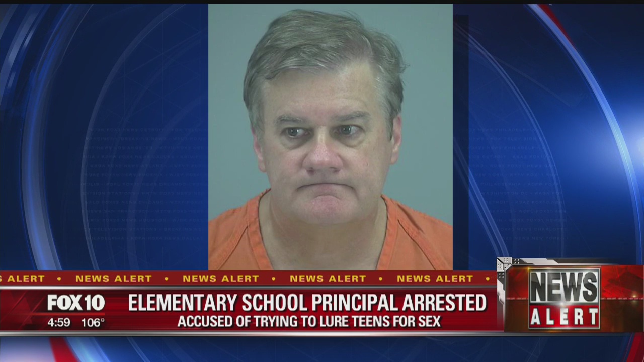 Elementary School Principal in Apache Junction arrested, accused of luring teen girls online