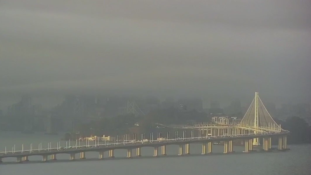 Most cloudy skies, light rain hit the Bay Area on Saturday