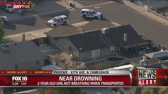 Phoenix Fire: 2-year-old girl revived after near-drowning in Glendale