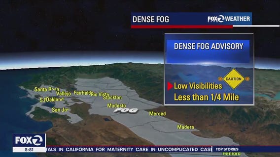 Dense fog, nice afternoon