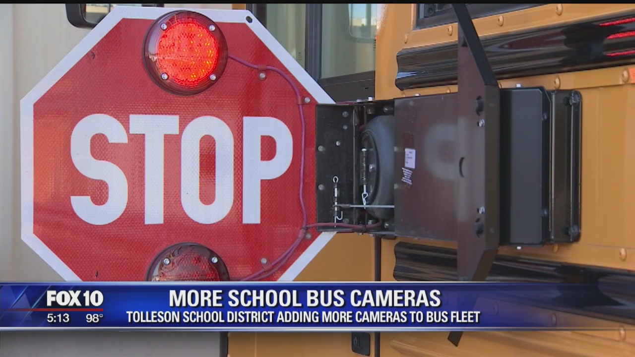 More stop arm cameras being installed on Tolleson school buses