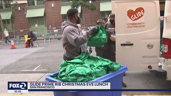Glide hands out over 1,600 Christmas Eve meals to homeless during holiday tradition