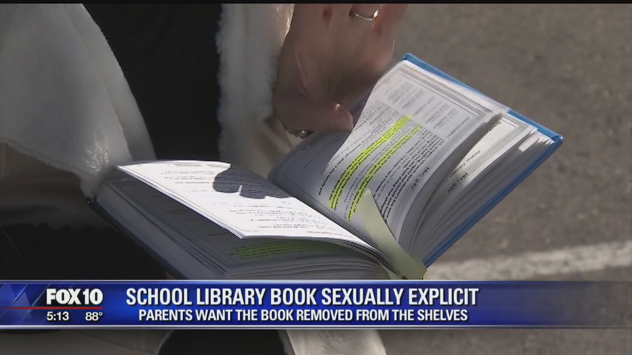 Controversy over sexually explicit book in Schooldale school library