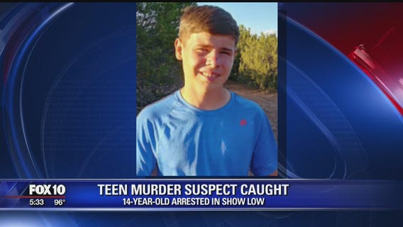 14-year-old murder suspect caught in Navajo County
