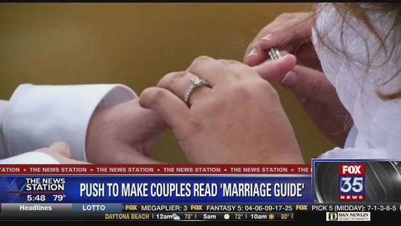 Bill would require couples to read 'healthy marriage' guide