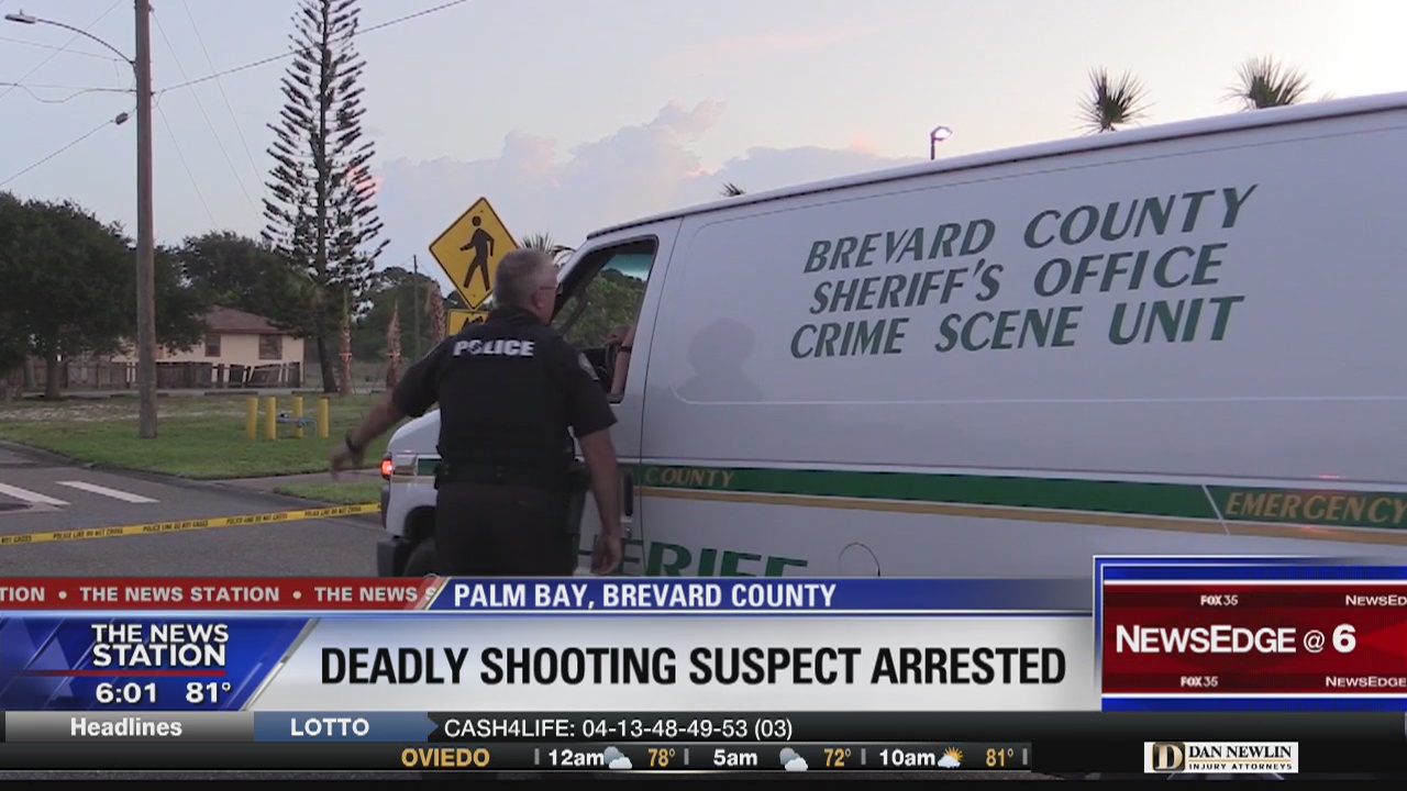 Suspect arrested in deadly Palm Bay shooting incidents