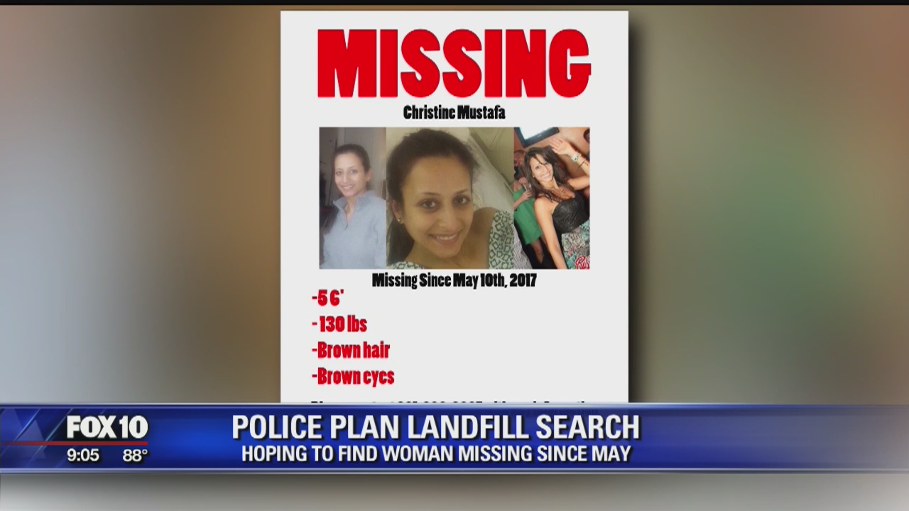 Police plan landfill search for missing woman