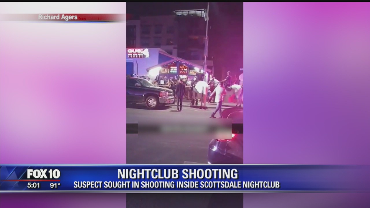 Suspect still at large after shooting in Scottsdale nightclub injures one