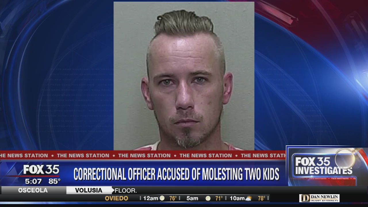 Correctional officer accused of molesting two children