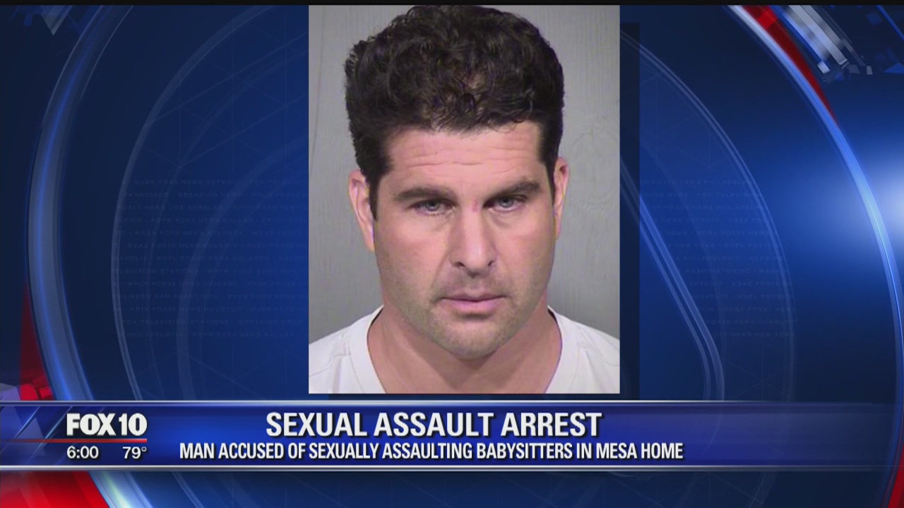 Mesa man arrested, accused of assaulting two babysitters