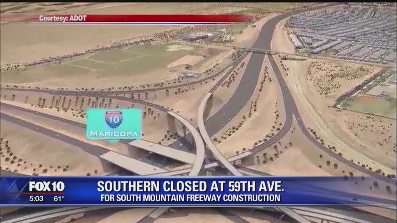 South Mountain Freeway construction continues
