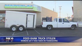 El Mirage food bank's delivery truck stolen on Thanksgiving