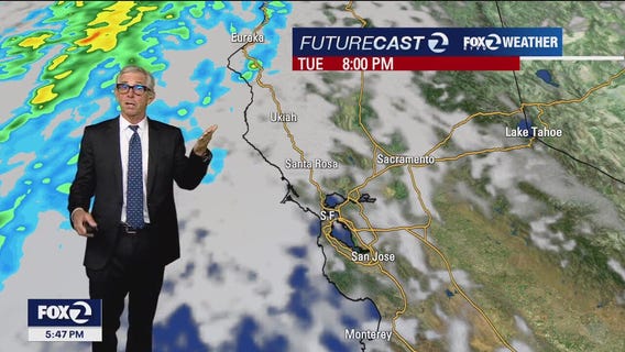 Tuesday will be dry, more rain Wednesday
