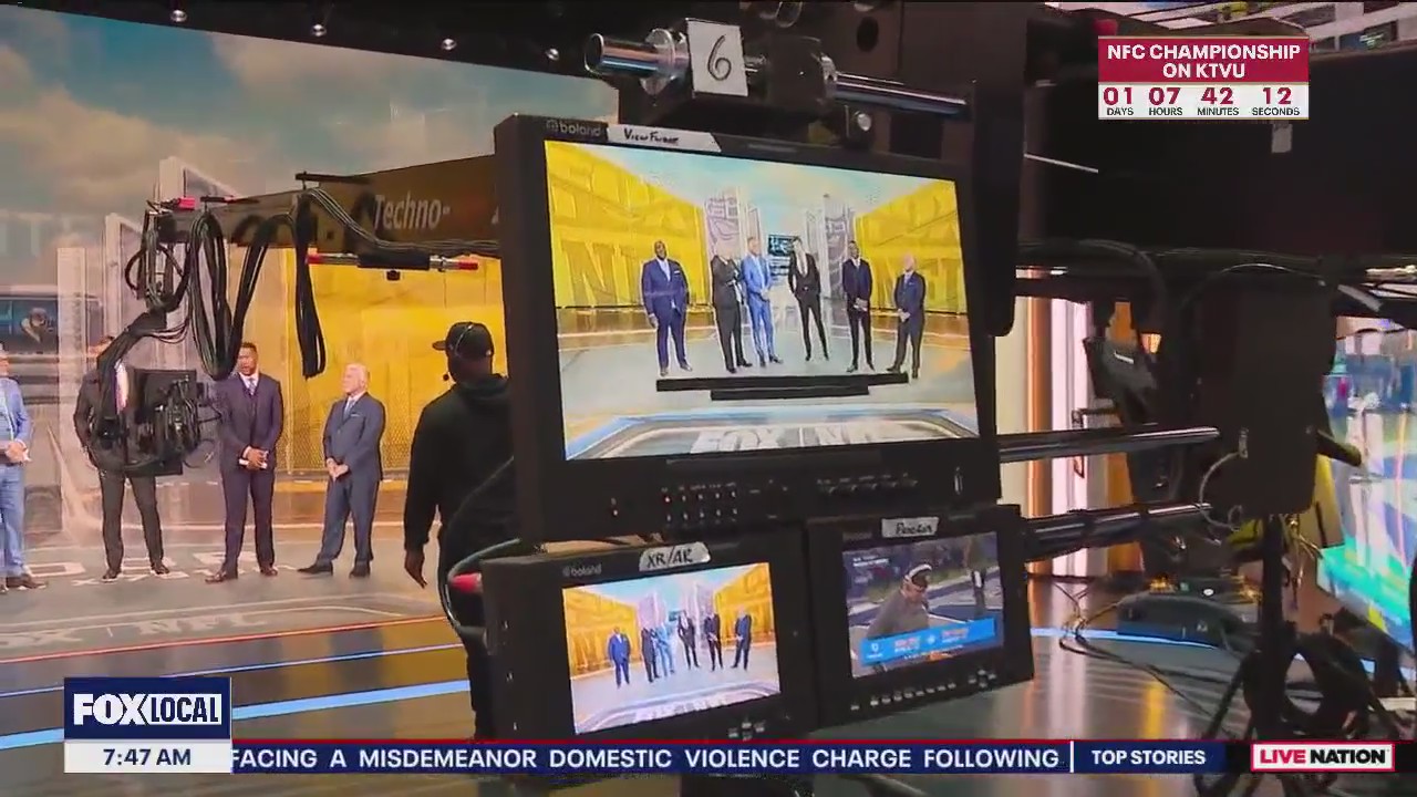 Behind the scenes of Fox's NFC Championship coverage