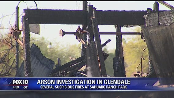 Several suspicious fires in Glendale; arson investigation continues