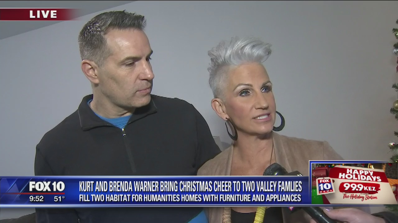 Kurt Warner, wife Brenda give Valley family new home for the holidays