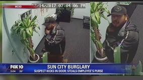 MCSO: Suspect kicks in door, steal's employee's purse