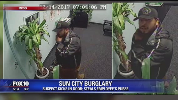 MCSO: Suspect kicks in door, steal's employee's purse