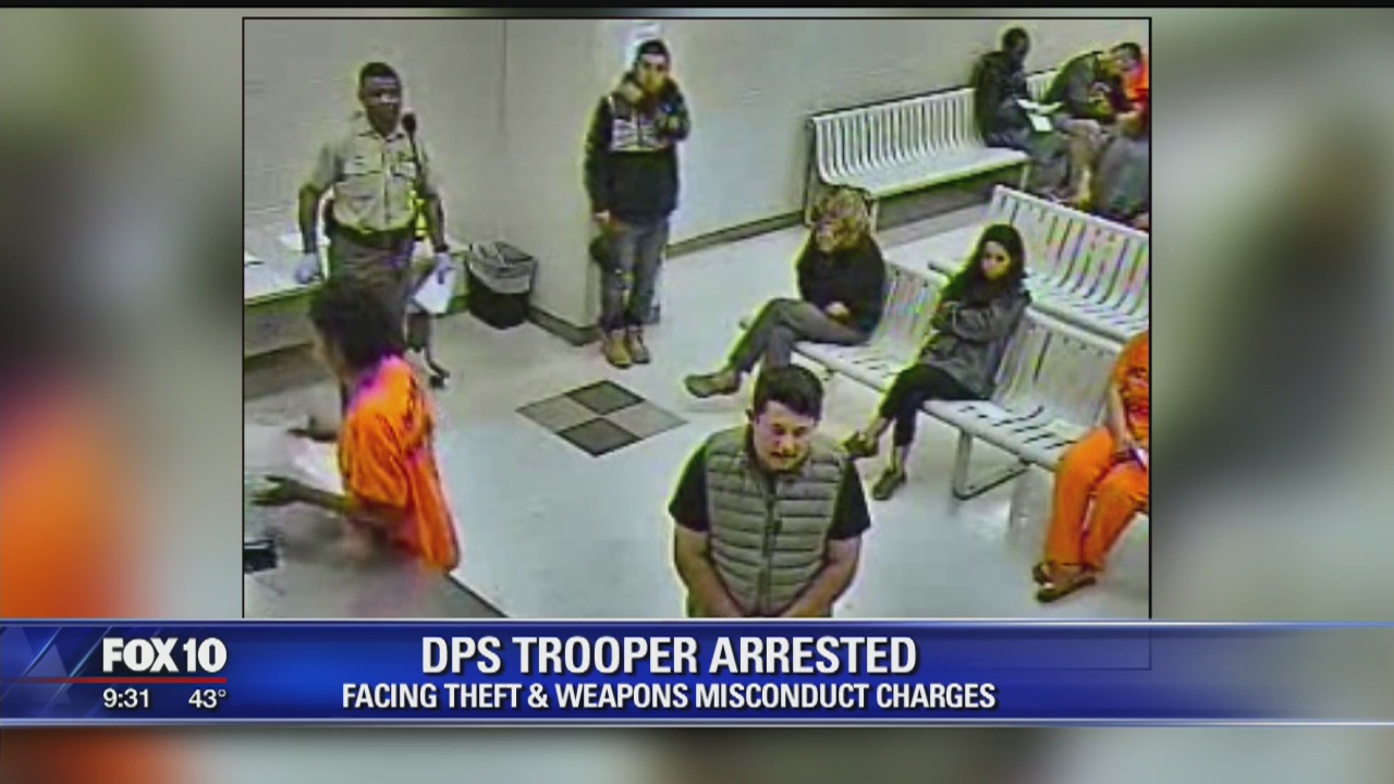 Arizona DPS trooper arrested on theft charges | FOX 10 Phoenix