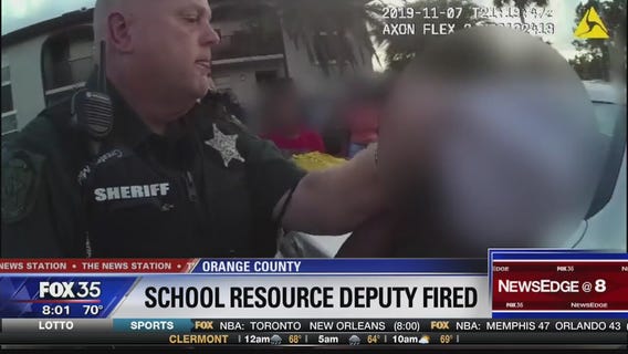 Deputy fired after video shows him yanking head of student