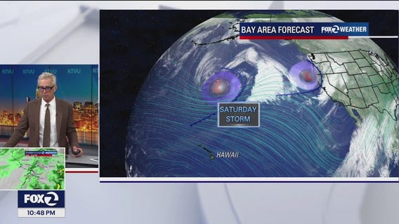 Winter storm warning in the Sierra and rounds of rain into next week