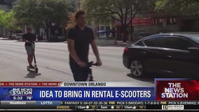 Electric scooters could soon be available to rent in Orlando