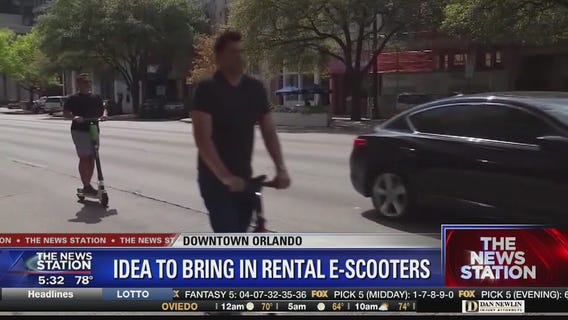 Electric scooters could soon be available to rent in Orlando
