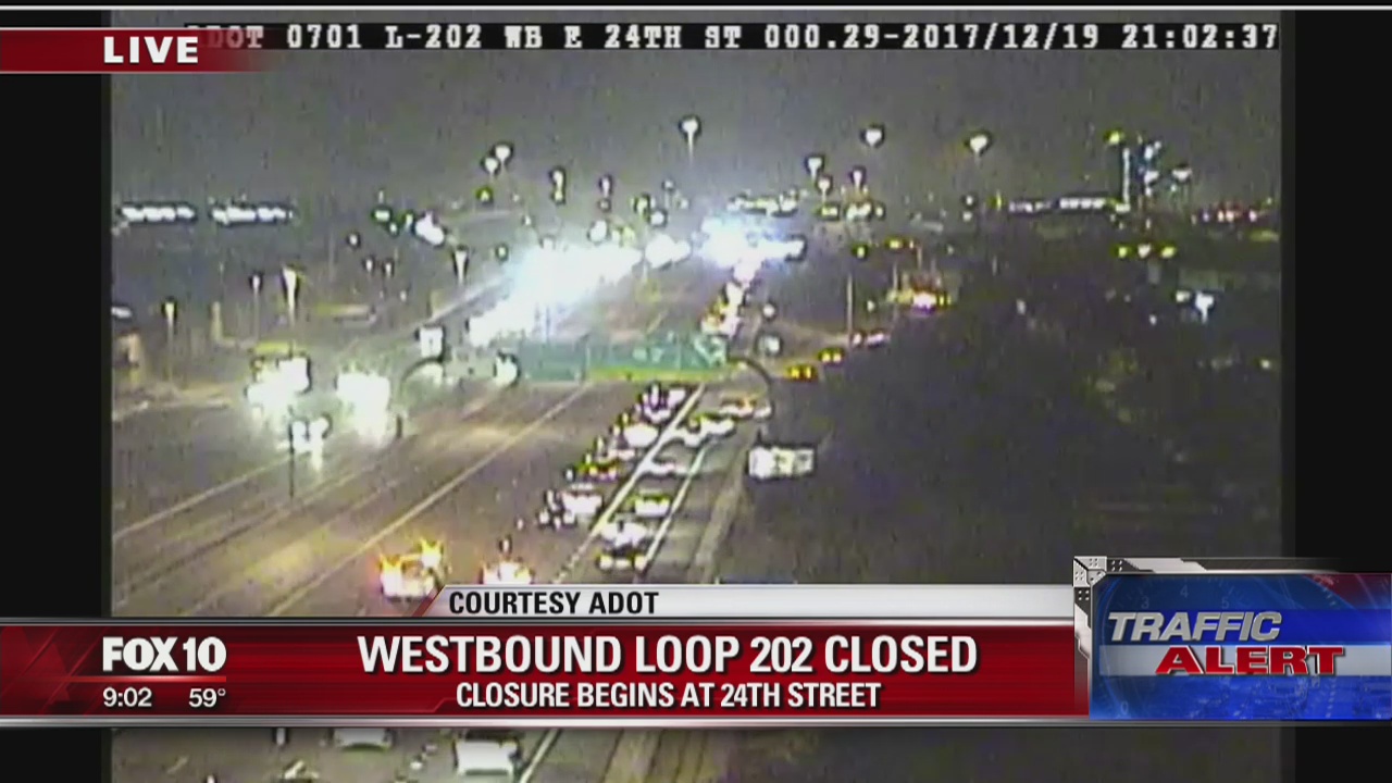 Fatal crash closes L-202 WB at SR 51