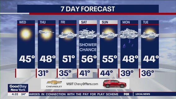 NYC weather forecast