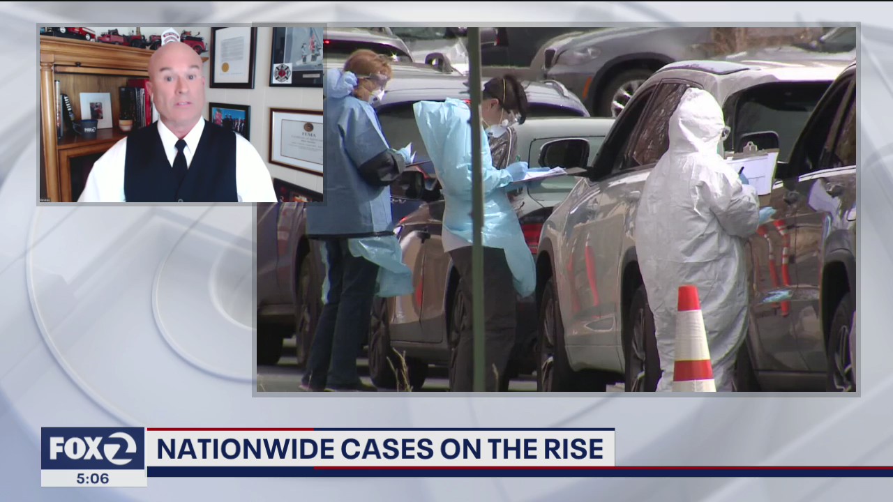 Nationwide COVID-19 cases on the rise