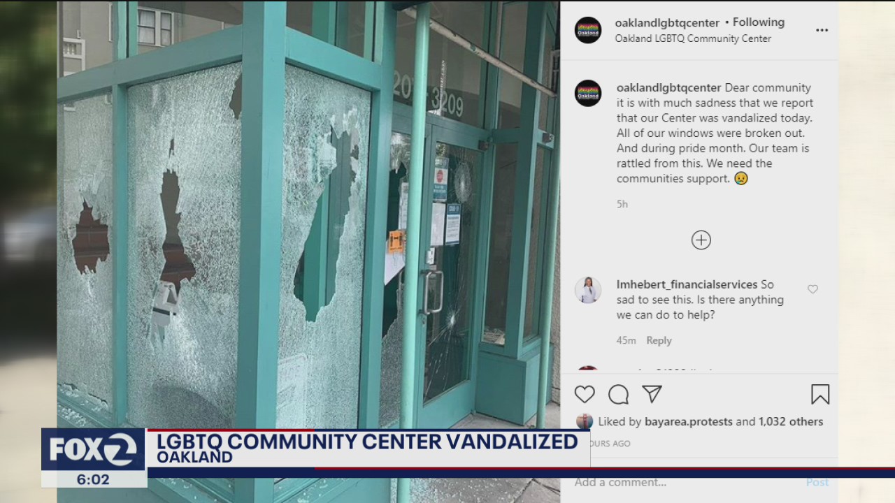 Oakland LGBTQ community center vandalized