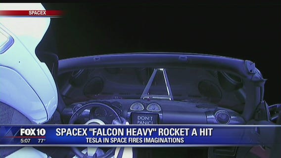 SpaceX's dramatic Falcon Heavy launch inspires ASU students
