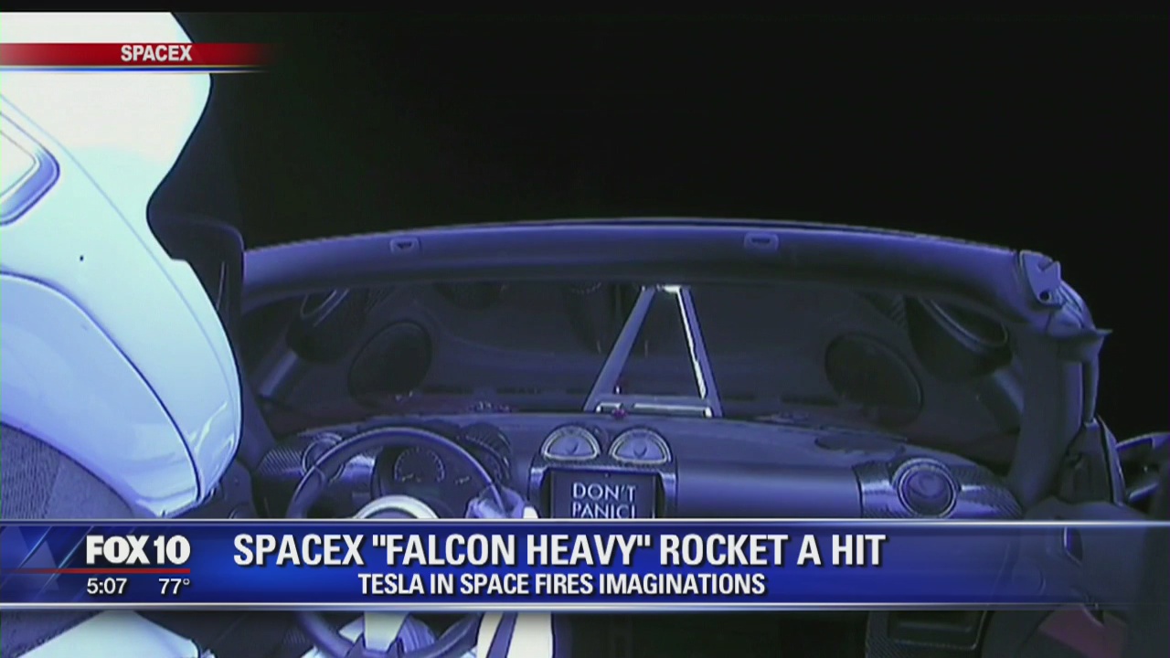 SpaceX's dramatic Falcon Heavy launch inspires ASU students