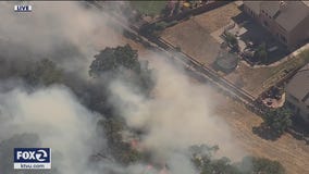 Vegetation fire burning on Nelson Hill in Fairfield; evacuations ordered