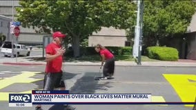 Vandals try to destroy Black Lives Matter artwork in Martinez