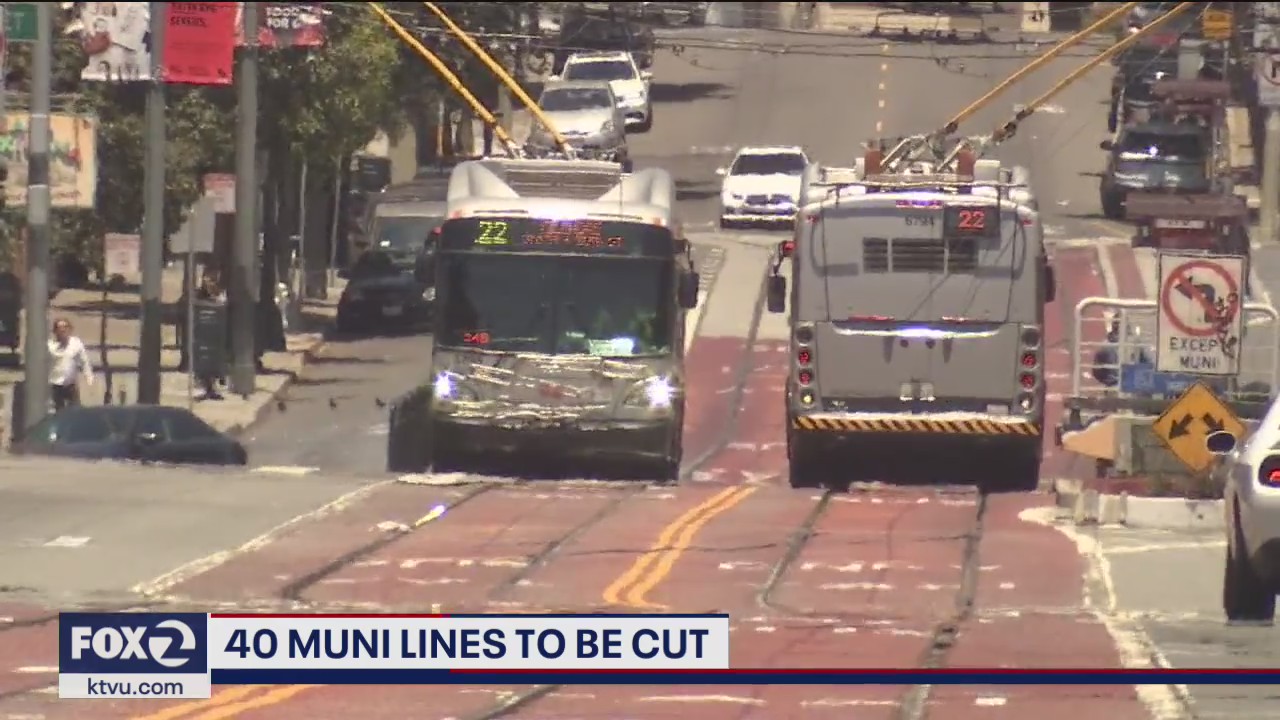 40 Muni lines to be cut